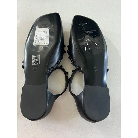 3.1 Phillip Lim Ankle Strap black leather Flat (Women) size 39 - Picture 8 of 11